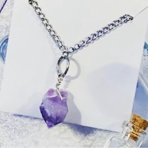 Amethyst Necklace artisan handmade